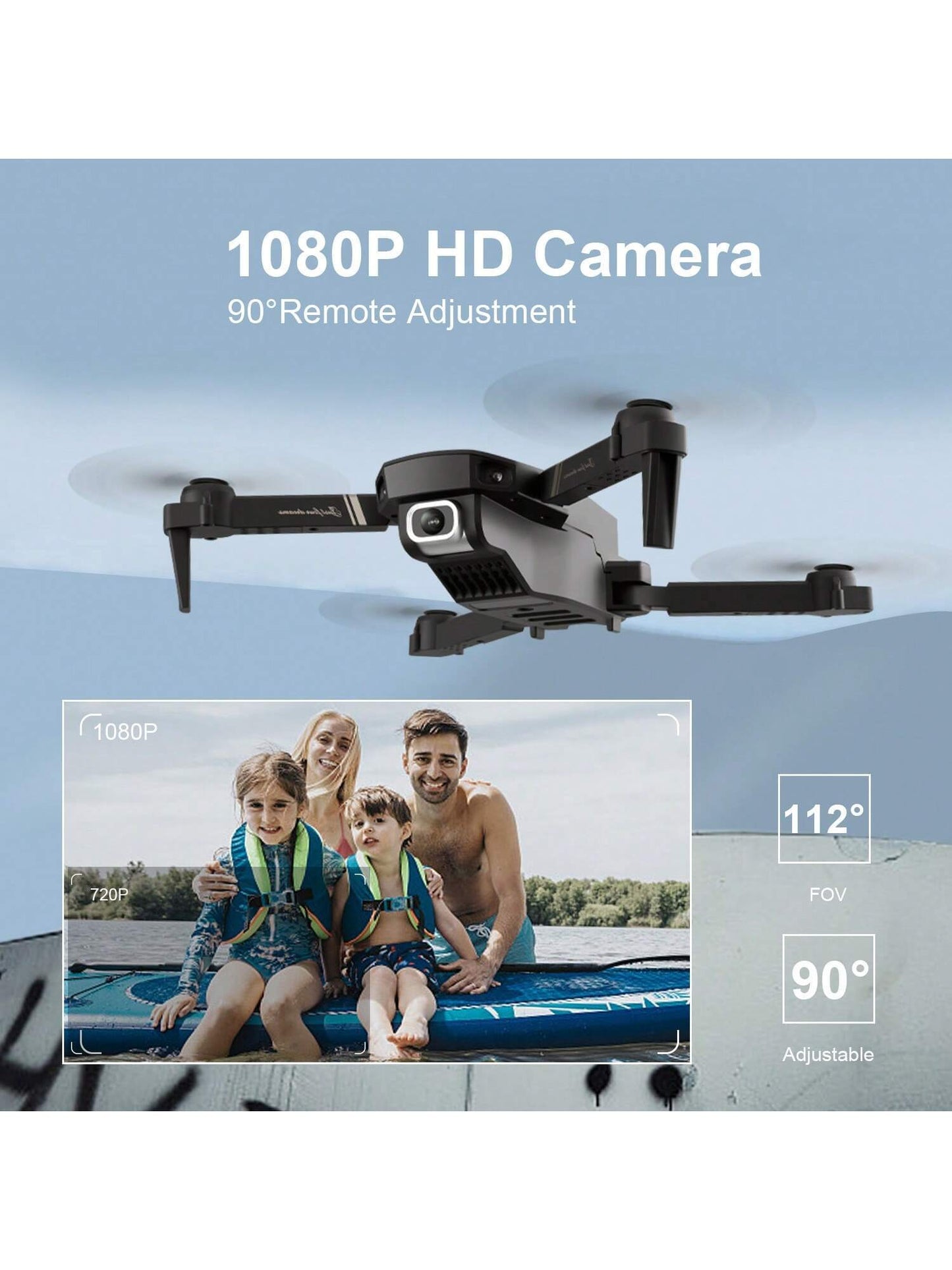 4DRC V4 Foldable Mini Drone With Camera 4K 1080P HD Drone