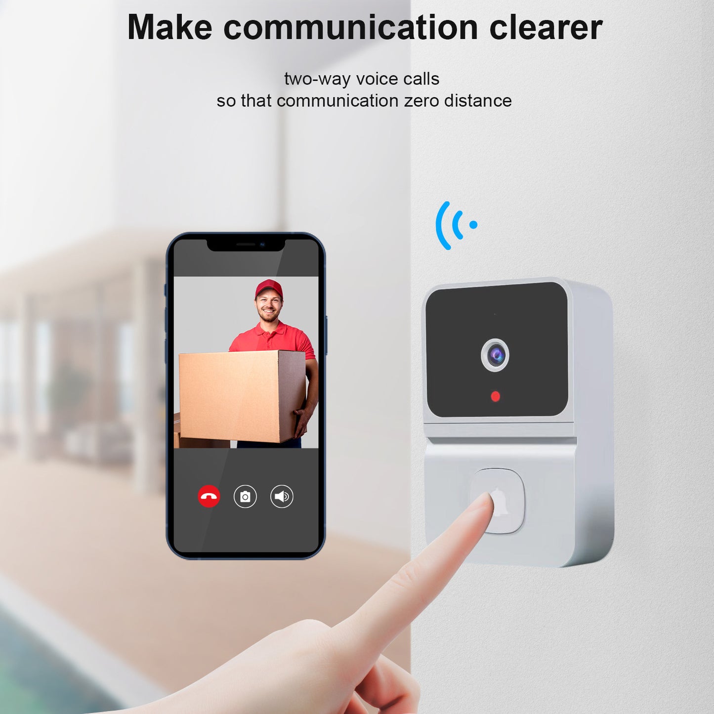 Z40 Smart WIFI Night Vision Low Power Visual Doorbell