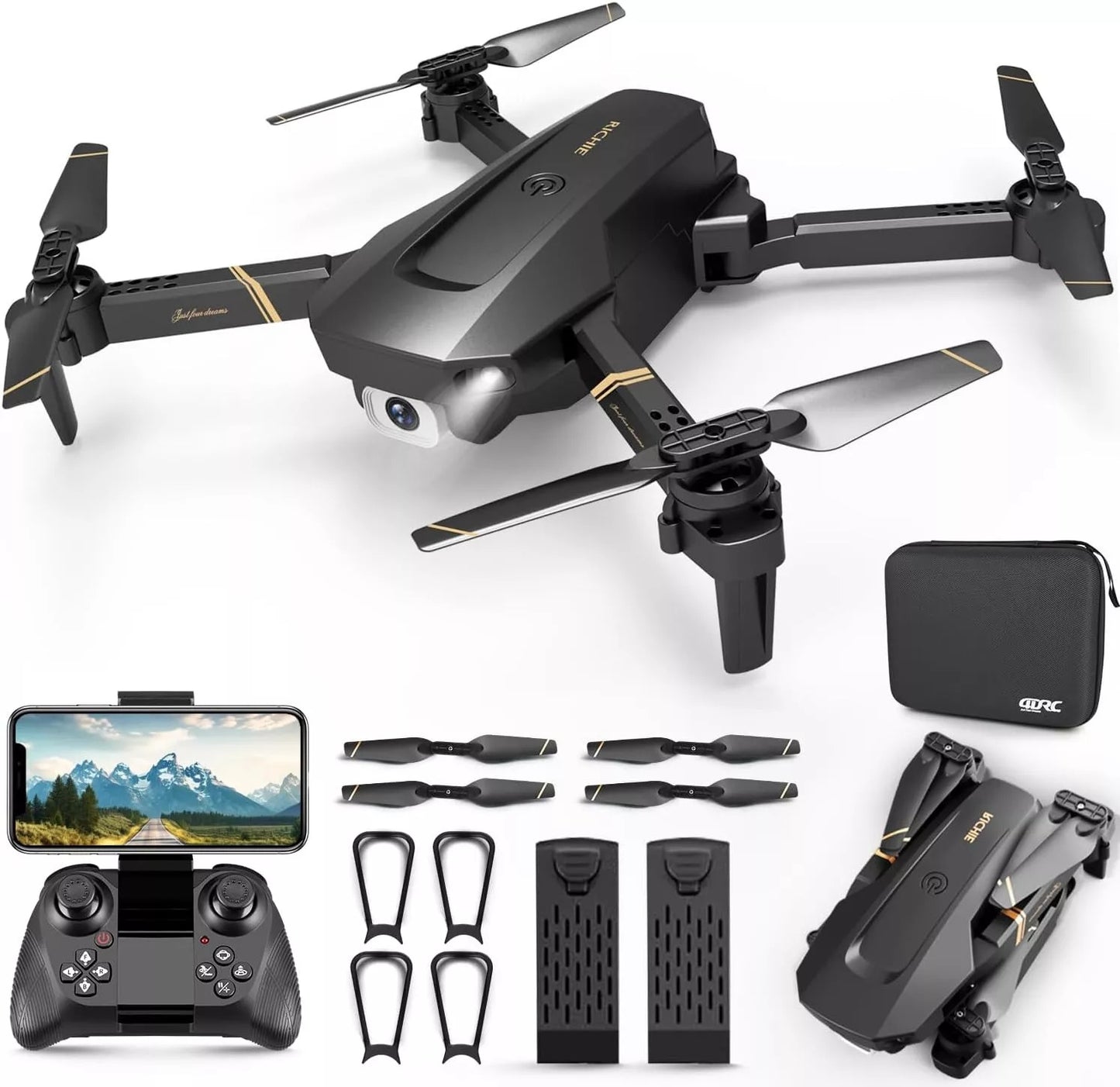 4DRC V4 Foldable Mini Drone With Camera 4K 1080P HD Drone