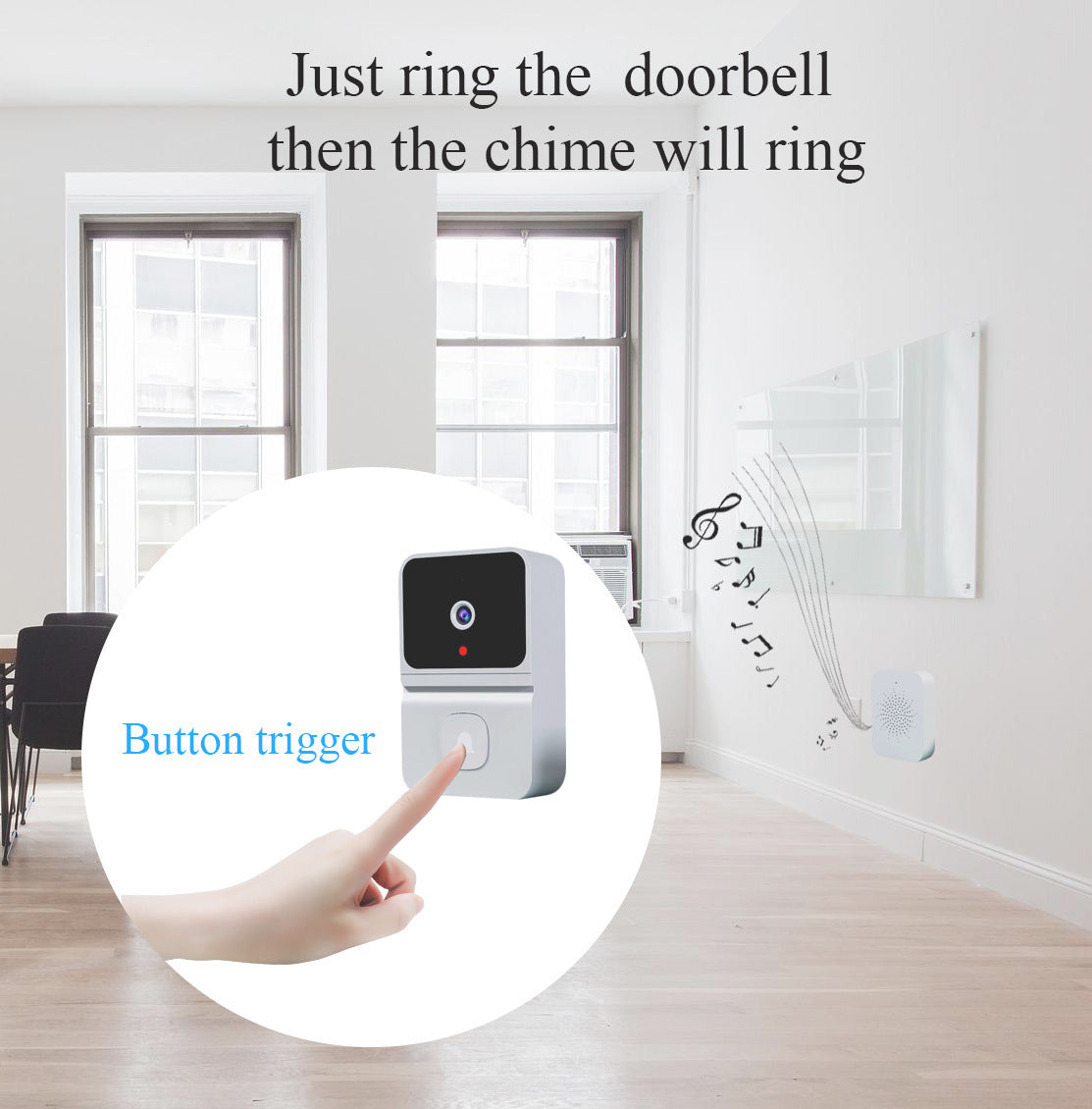 Z40 Smart WIFI Night Vision Low Power Visual Doorbell
