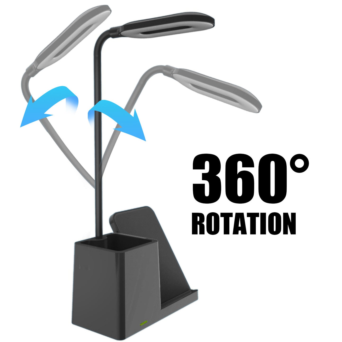 Three-in-one Wireless Charger Desk Lamp